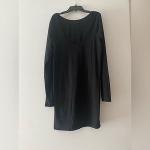 Express Low Back Long Sleeved T-Shirt Mini Dress